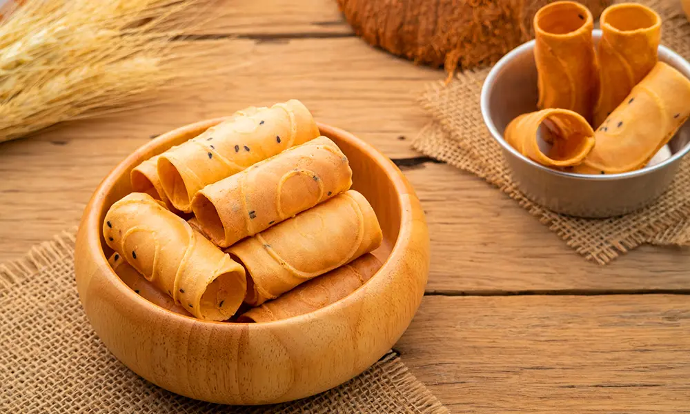 Snacks traditionnels thaïlandais, Matériel provenant de fournisseurs locaux en Thaïlande